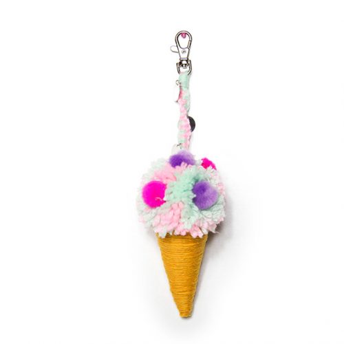 Unicorn Ice Cream Keychain