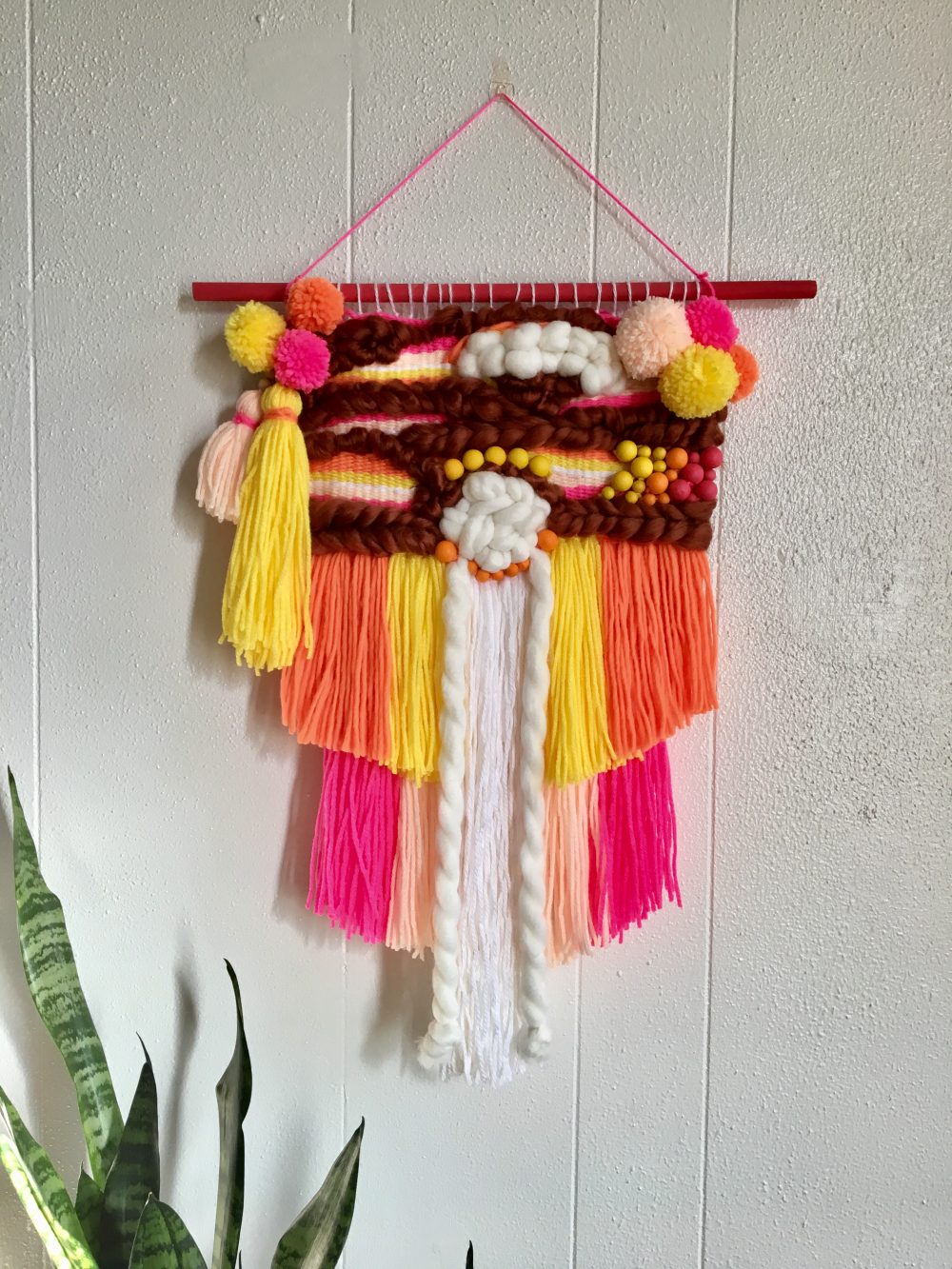 Hippie Color Weaving Wall Hanging